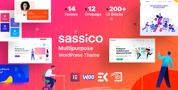 Sassico 3.4.0 – Giao diện WordPress đa năng cho công ty khởi nghiệp Saas