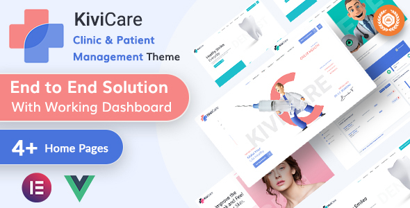 KiviCare 2.5.7 – Theme WordPress Quản lý Phòng khám & Bệnh nhân