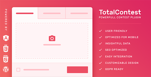 TotalContest Pro 2.9.0 – Cuộc thi ảnh, âm thanh và video