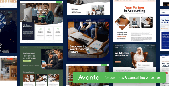 Avante 2.7.9 – Theme WordPress tư vấn kinh doanh