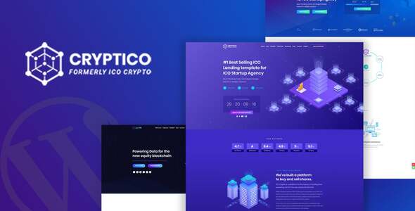 Cryptico 1.4.11 – Giao diện WordPress về ICO Crypto Landing & Tiền điện tử