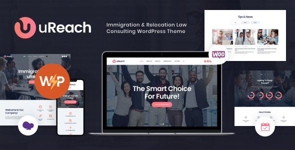 uReach 1.2.0 – Theme WordPress Tư vấn Luật Di trú & Tái định cư