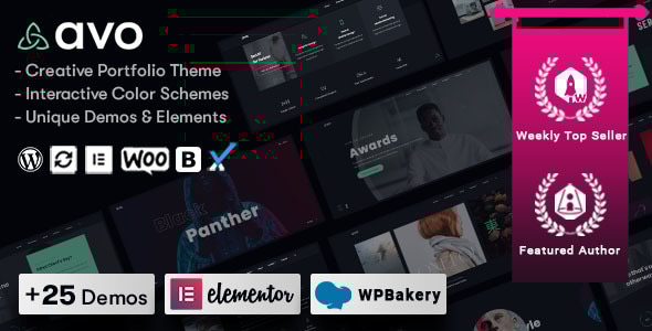 Avo 1.1.3 – Giao diện WordPress cho công ty và danh mục đầu tư sáng tạo