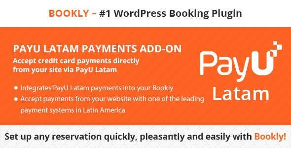 Tiện ích bổ sung Bookly PayU Latam 2.9