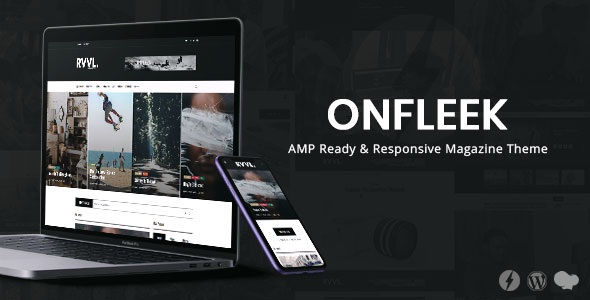 Onfleek 3.5 – Giao diện tạp chí đáp ứng và sẵn sàng cho AMP