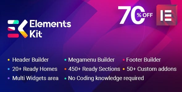 ElementsKit 3.8.9 – Tiện ích bổ sung tối ưu cho Elementor Page Builder