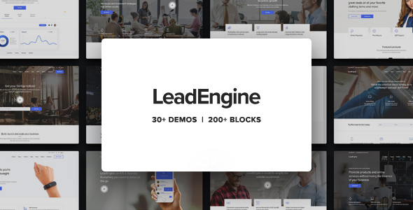 LeadEngine 5.2 – Theme WordPress đa năng với Page Builder