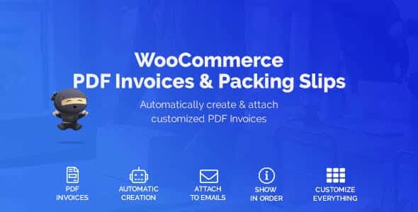 Hóa đơn PDF và Phiếu đóng gói WooCommerce 1.6.1
