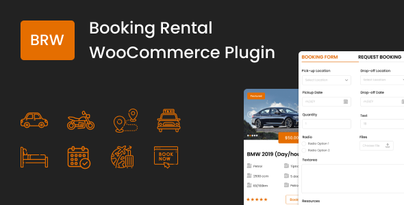 Plugin đặt phòng cho thuê WooCommerce BRW 1.8.8
