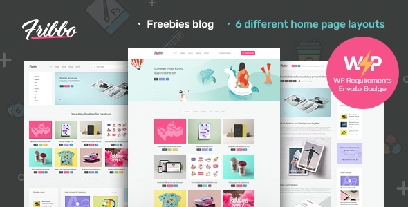 Fribbo 1.0.7 – Giao diện WordPress cho blog miễn phí