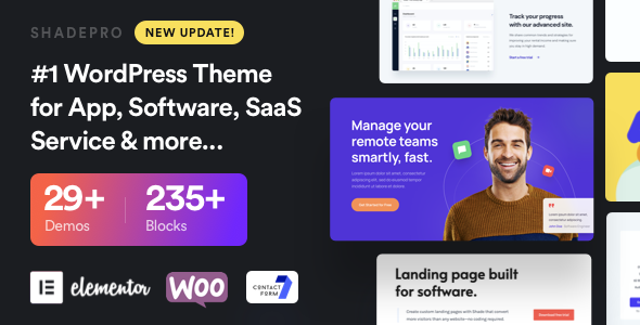 ShadePro 3.6.5 – Giao diện WordPress dành cho Khởi nghiệp & SaaS