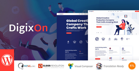 Digixon 2.0 – Tư vấn chiến lược tiếp thị kỹ thuật số WP Theme