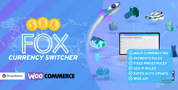 FOX 2.4.2.3 – WooCommerce Currency Switcher Professional – Đa tiền tệ [WOOCS]
