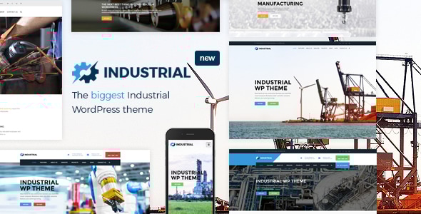 Industrial 1.7.5 – Chủ đề WordPress dành cho doanh nghiệp nhà máy