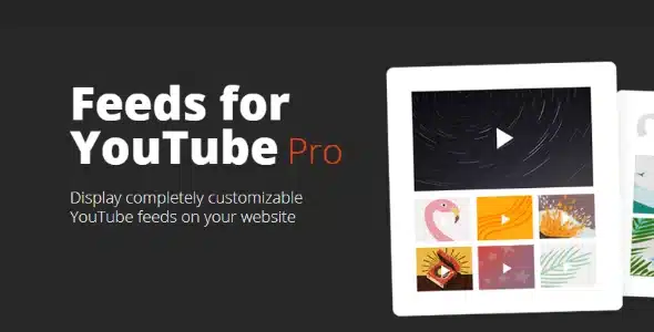 Nguồn cấp dữ liệu cho YouTube Pro 2.5.1 – Bởi Smash Balloon