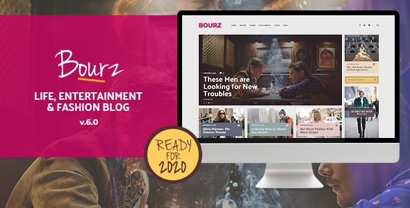 Bourz 7.0.4 – Chủ đề Tạp chí Đời sống & Giải trí