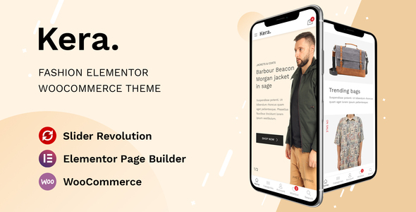 Kera 1.2.9 – Giao diện WooCommerce Elementor thời trang