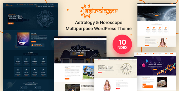 Astrologer 2.3 – Chủ đề WordPress về Tử vi và Chiêm tinh