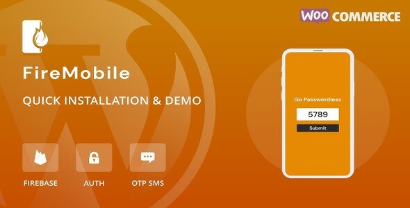 FireMobile 1.0.8 – Xác thực OTP trên thiết bị di động Firebase của WordPress & WooCommerce