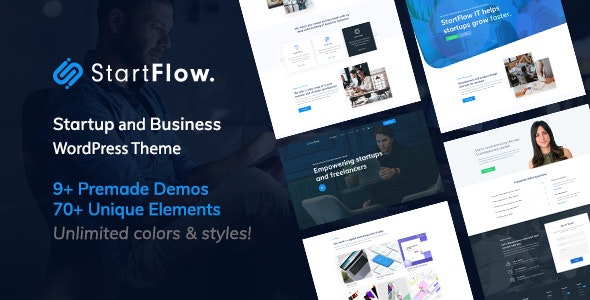 StartFlow 1.23 – Giao diện WordPress đa năng đáp ứng