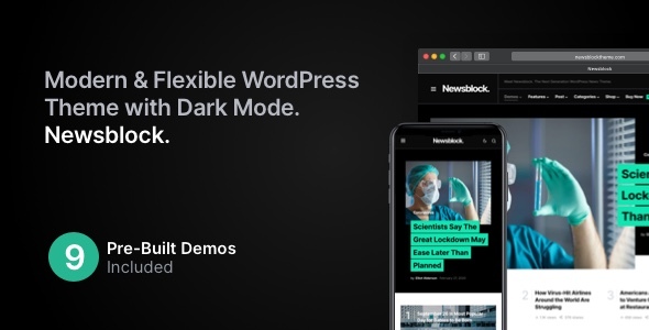 Newsblock 1.2.8 – Giao diện WordPress Tin tức & Tạp chí