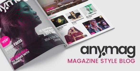 Anymag 2.9.4 – Blog WordPress theo phong cách tạp chí