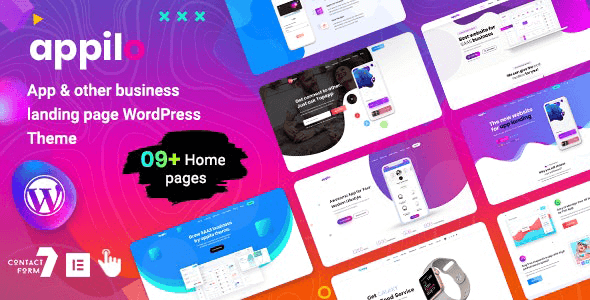 Appilo 6.2.6 – Giao diện WordPress cho trang đích ứng dụng