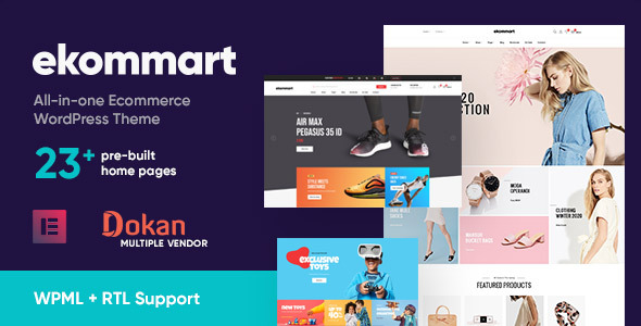 ekommart 4.1.6 – Theme WordPress thương mại điện tử tất cả trong một