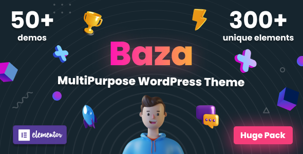 Baza 1.26 – Theme WordPress đa năng sáng tạo