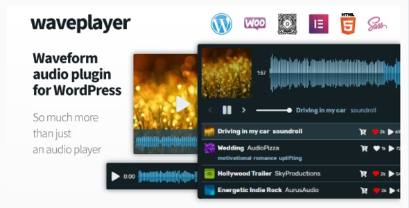 WavePlayer 3.6.4 – Trình phát âm thanh dạng sóng cho WordPress và WooCommerce