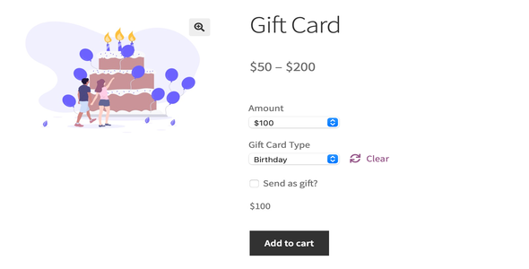 Tiện ích mở rộng thẻ quà tặng Woocommerce 2.6.0