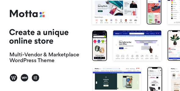 Motta 1.5.1 – Theme WordPress đa nhà cung cấp và thị trường