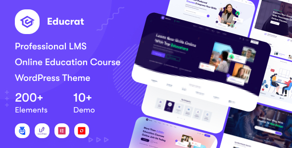 Educrat 1.0.17 – Giao diện WordPress dành cho giáo dục khóa học trực tuyến