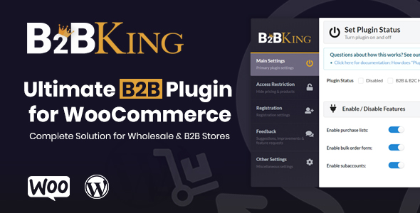 B2BKing 5.3.80 – Plugin WooCommerce B2B & Bán buôn tối ưu