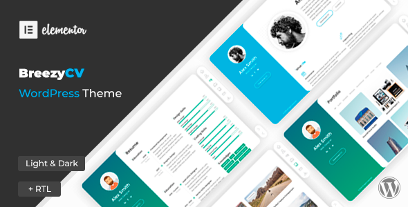 BreezyCV 1.5.2 – Chủ đề WordPres CV Resume