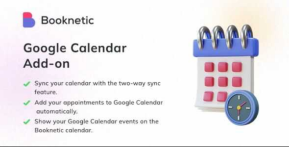 Tích hợp Google Calendar cho Booknetic 1.2.7