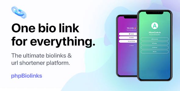 66BioLinks 57.1.0 – Liên kết tiểu sử, Trình rút gọn URL, Mã QR & Công cụ web (SAAS)