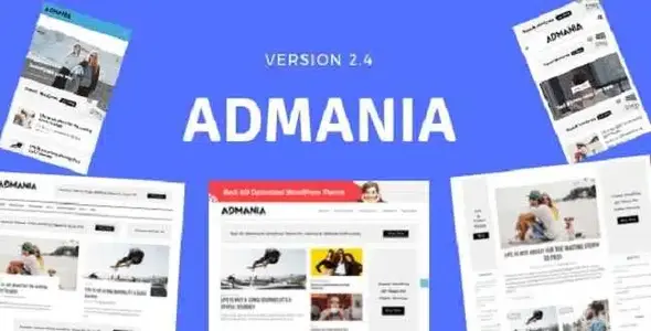 Admania 2.5.3 – Giao diện WordPress được tối ưu hóa cho Adsense và những người đam mê tiếp thị liên kết