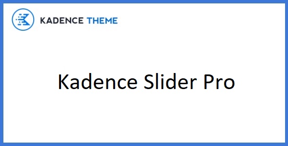 Tiện ích bổ sung Kadence Slider Pro 2.3.6