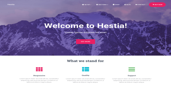 Chủ đề WordPress Hestia Pro 3.1.1
