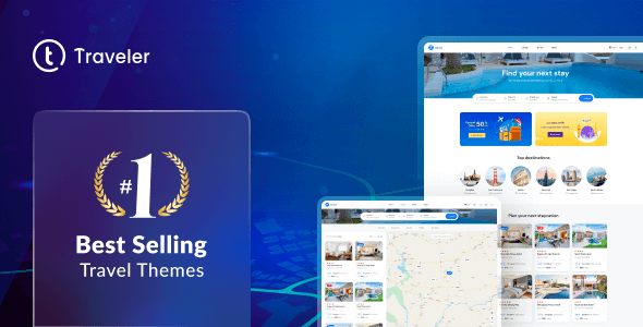 Traveler 3.1.7 Giao diện WordPress đặt vé du lịch