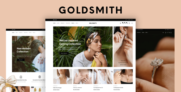 GoldSmith 1.3.8 – Theme Elementor cho cửa hàng trang sức WooCommerce