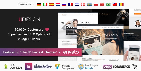 uDesign 4.13.6 – Giao diện WordPress đáp ứng