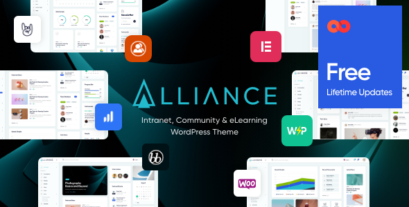 Alliance 2.4.8 – Giao diện WordPress Intranet & Extranet